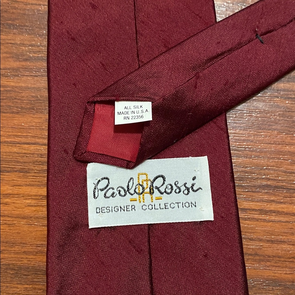 Paolo Rossi Designer Silk Tie